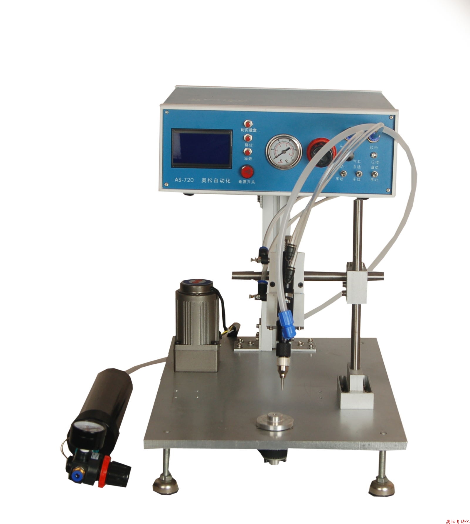 Round silicone dispensing machine