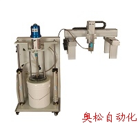 Automatic platen glue machine