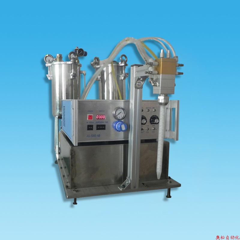 Desktop double liquid glue filling machine